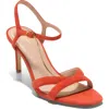 Cole Haan Constantina Ankle Strap Sandal In Orange