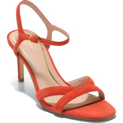 Cole Haan Constantina Ankle Strap Sandal In Orange