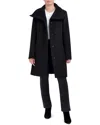 Cole Haan Women's Convertible Collar Wool Blend Coat