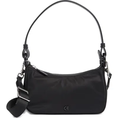 Cole Haan Convrtb Nyl Shld Bag In Black