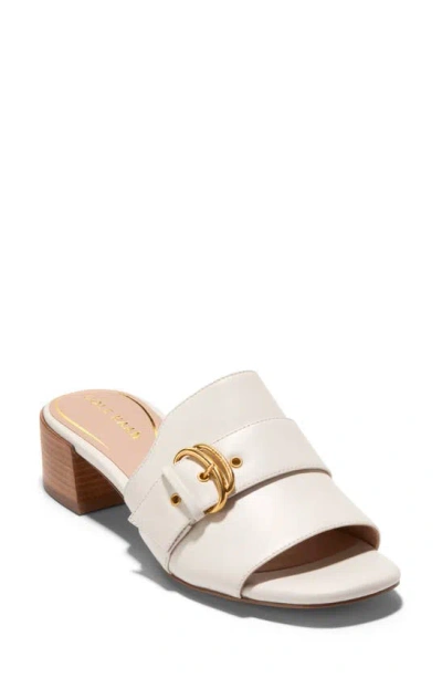 Cole Haan Crosby Slide Sandal In Ivory Leather