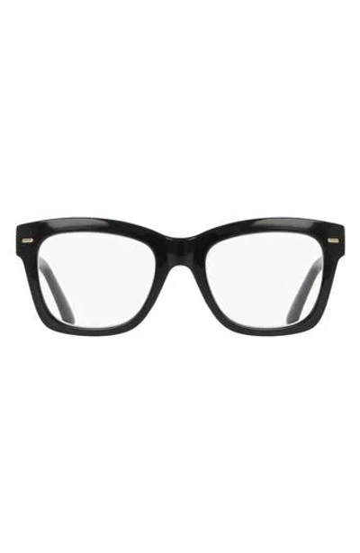 Cole Haan Crystal Core 32mm Square Reading Glasses In White