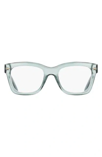 Cole Haan Crystal Core 32mm Square Reading Glasses In White