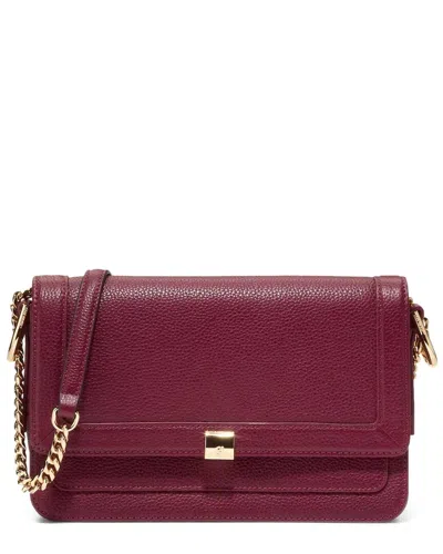 Cole Haan Daniella Chain Leather Shoulder Bag In Black