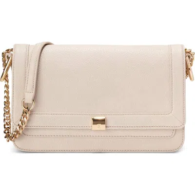 Cole Haan Daniella Leather Chain Shoulder Bag In Beige