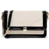 Cole Haan Daniella Leather Chain Shoulder Bag In Black