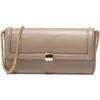 Cole Haan Daniella Leather Wallet On A Chain In Brown
