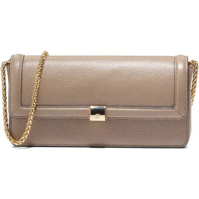 Cole Haan Daniella Leather Wallet On A Chain In Brown