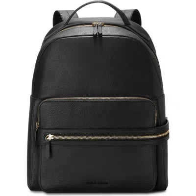 Cole Haan Davis Leather Backpack In Black