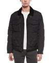 Cole Haan Diamond Quilt Short Jacket In Black