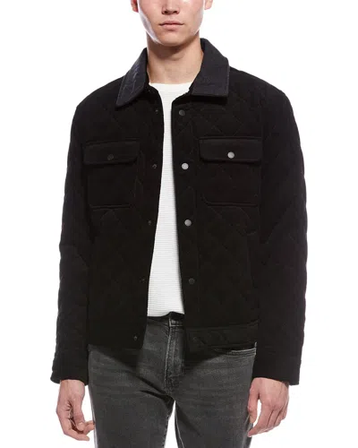 COLE HAAN DIAMOND QUILTED BOMBER JACKET