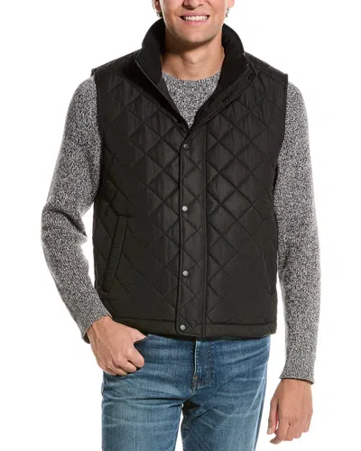 Cole Haan Diamond Quilted Vest In Black