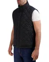 Cole Haan Quilted Vest In Black