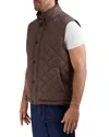 Cole Haan Diamond Quilted Vest In Wren