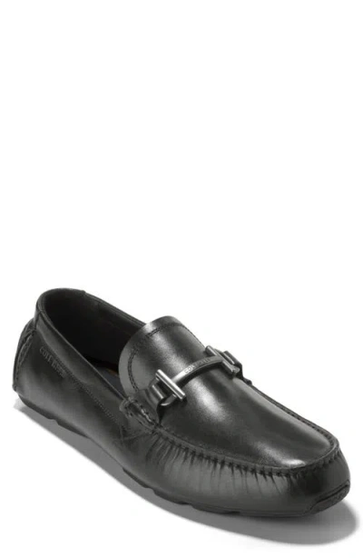 Cole Haan Donohue Grand Bit Driving Shoe In Black