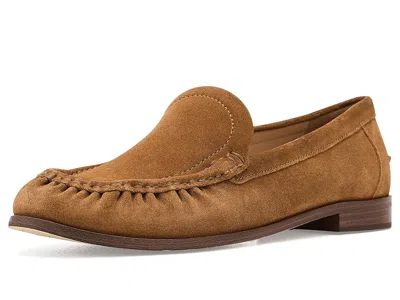 Cole Haan Dreya Venetian Loafers Women's Flat Shoes Tobacco Suede: 11 B - Medium In Brown