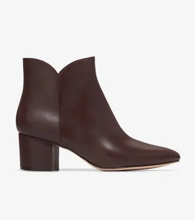 Cole Haan Elyse W29130 Boots Women'sb Madeira Leather Ankle Bootie Zogg2846 In Brown
