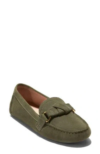 Cole Haan Emmie Bow Driver Loafer In Animal Print