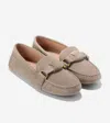 Cole Haan Emmie Knot Drivers In Beige