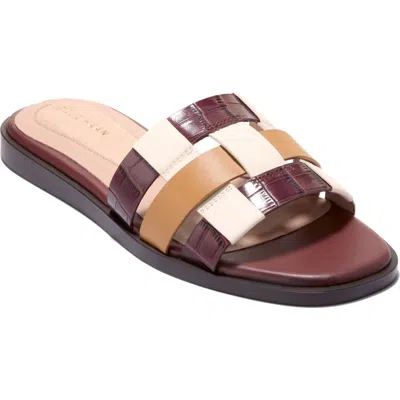 Cole Haan Go-to Ensley Leather Slide Sandal In Multi