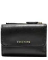 Cole Haan Essential Compact Leather Wallet In Black