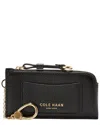 Cole Haan Essential Leather Card Case In Black