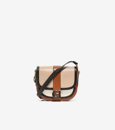 Cole Haan Essential Mini Saddle Bag Mainline In Brown
