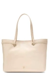 Cole Haan Essential Soft Leather Tote In Sand Dollar