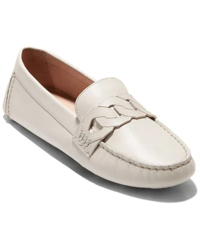 Cole Haan Evelyn Chain Leather Loafer In Neutral