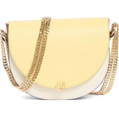 Cole Haan Evie Chain Leather Saddle Bag