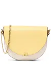 Cole Haan Evie Chain Leather Saddle Bag