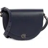 Cole Haan Evie Leather Saddle Bag