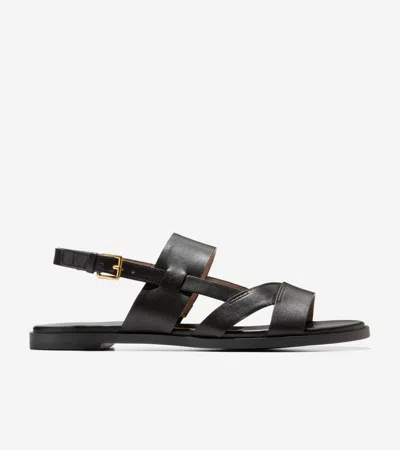 Cole Haan Fawn Sandal In Black Leather