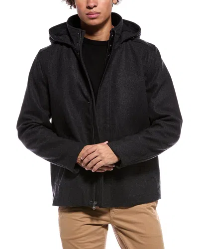 Cole Haan Field Wool-blend Coat In Animal Print