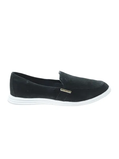 Pre-owned Cole Haan Flats In Black