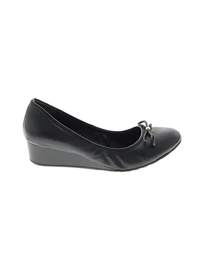Pre-owned Cole Haan Flats In Black