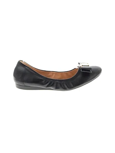 Pre-owned Cole Haan Flats In Black