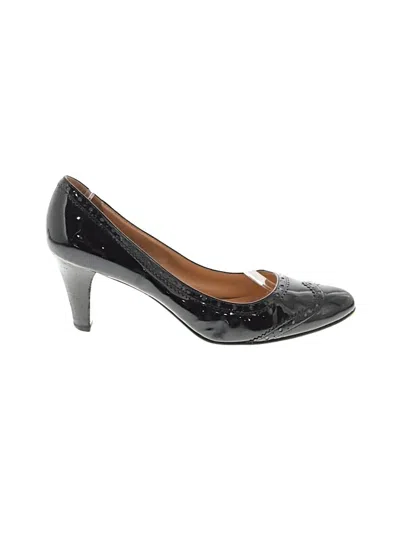 Pre-owned Cole Haan Flats In Black
