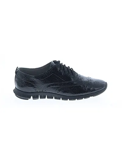 Pre-owned Cole Haan Flats In Black