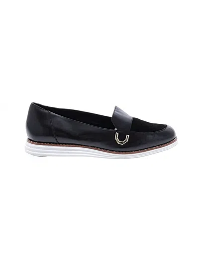 Pre-owned Cole Haan Flats In Black
