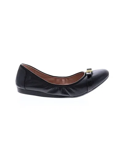 Pre-owned Cole Haan Flats In Black
