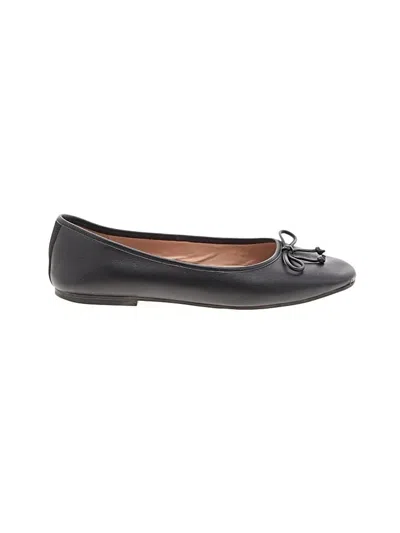 Pre-owned Cole Haan Flats In Black