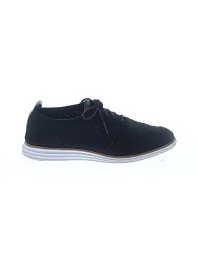 Pre-owned Cole Haan Flats In Black