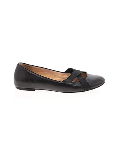Pre-owned Cole Haan Flats In Black