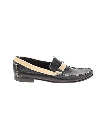 Pre-owned Cole Haan Flats In Black