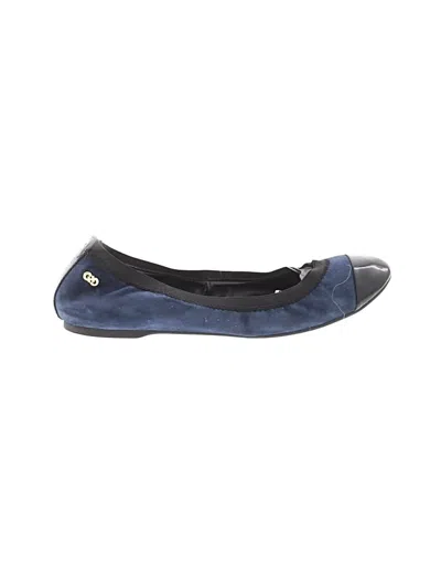 Pre-owned Cole Haan Flats In Blue