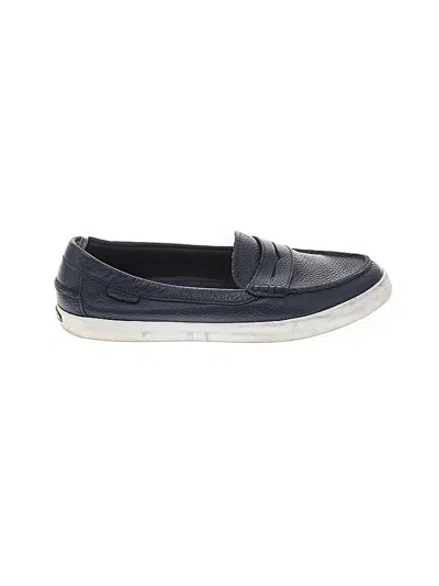 Pre-owned Cole Haan Flats In Blue
