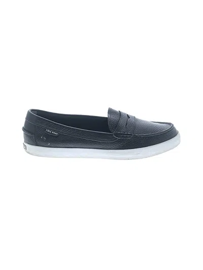 Pre-owned Cole Haan Flats In Blue