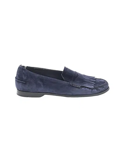 Pre-owned Cole Haan Flats In Blue