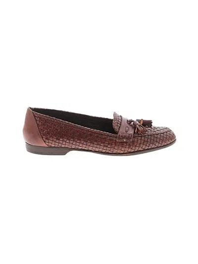 Pre-owned Cole Haan Flats In Brown